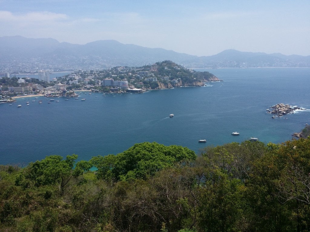 Utsikt över Acapulco från viken! View of Acapulco from the bay!